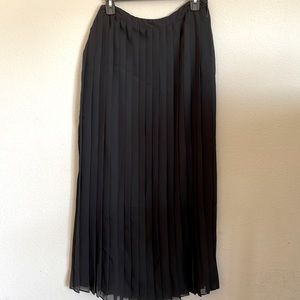 Coldwater Creek Black Pleated Skirt in excellent condition.